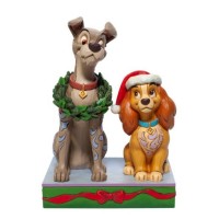 Disney Traditions -  LADY & TRAMP CHRISTMAS - DECKED OUT DOGS