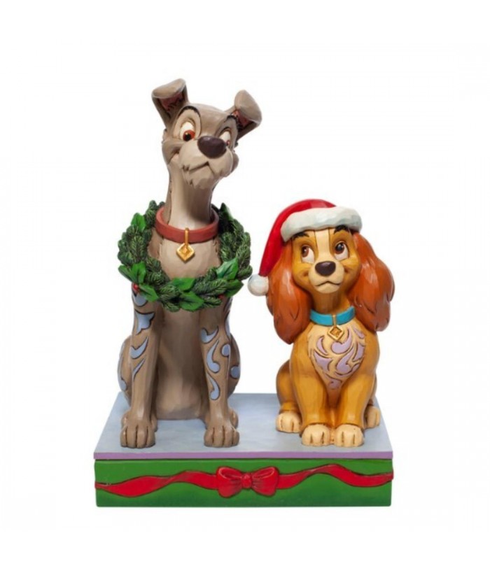 Disney Traditions -  LADY & TRAMP CHRISTMAS - DECKED OUT DOGS