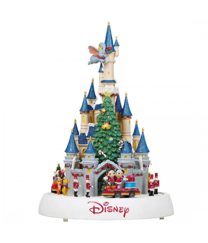 Disney - ANIMATED DISNEY MICKEY CHRISTMAS CASTLE WITH LIGHTS & MUSIC, 44.5cm H