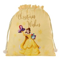 DISNEY BAGSPOUCHES - PRINCESS CHRISTMAS: SACK BELLE 'CHRISTMAS WISHES'