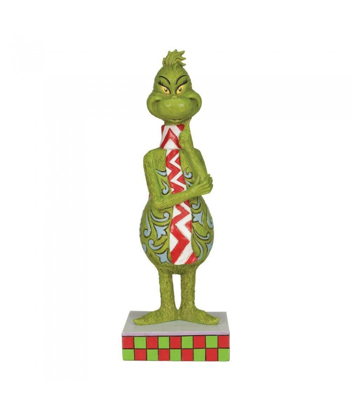 Grinch by Jim Shore - GRINCH WITH LONG SCARF, 23cm