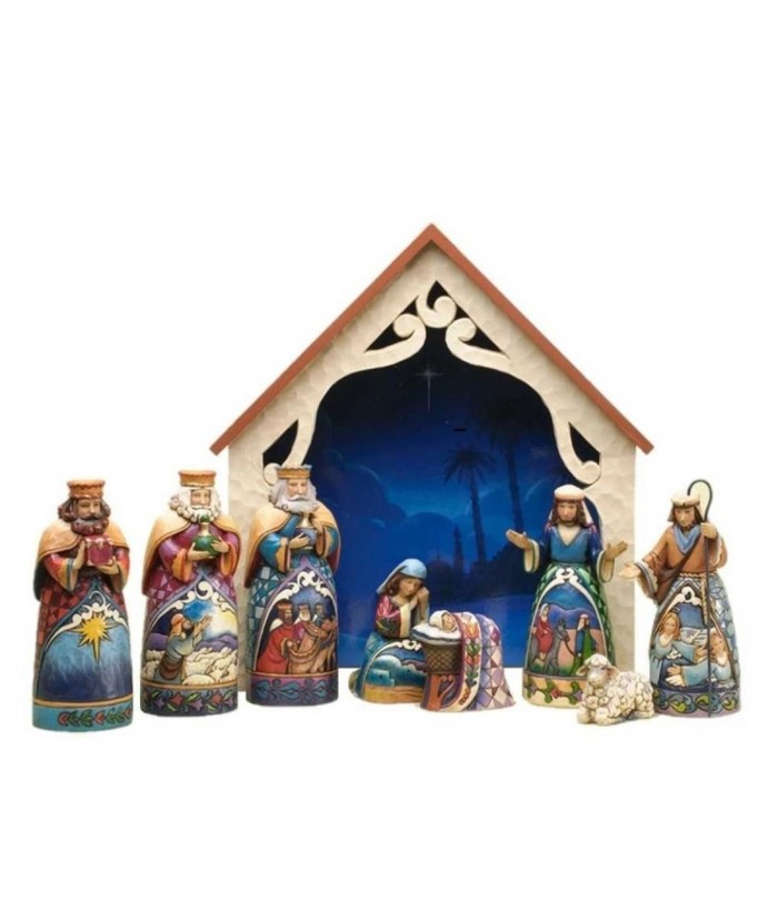 Jim Shore - MINI NATIVITY (9 Pieces)