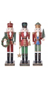 Deal of The Day - VINTAGE NUTCRACKER, 21cm Height, SET OF 3 