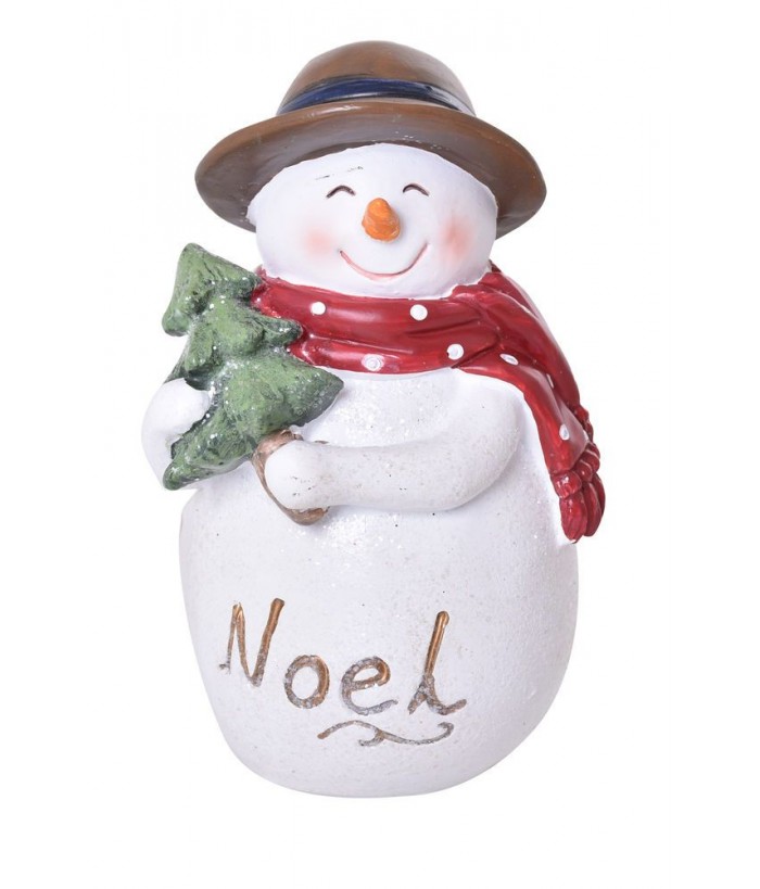 VINTAGE SENTIMENT SNOWMAN WITH "NOEL"