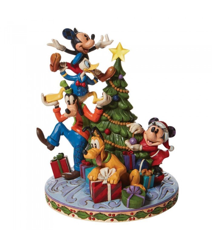 Disney Traditions - MERRY TREE TRIMMING, 21 cm