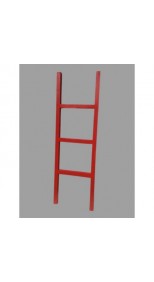 WOODEN LADDER RED 120CM 