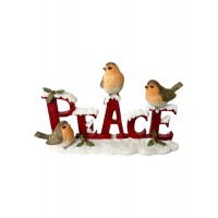 BIRDS WITH "PEACE", 25CM