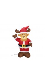 INFLATABLE WAVING REINDEER WITH LED LIGHTS  135cmH