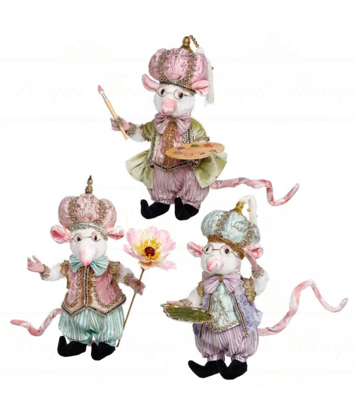 Mark Roberts - THE QUEENS COURT EASTER MICE, 3 Assortments, 30cm