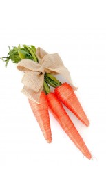 CARROT BUNCH WITH BOW, 35cm