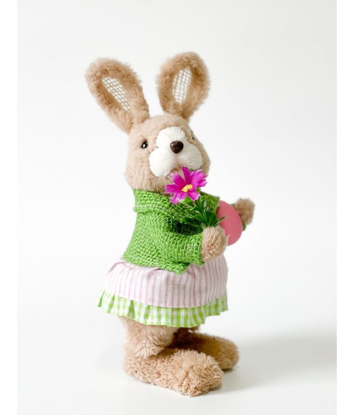 PARTY BUNNY WITH FLOWERS