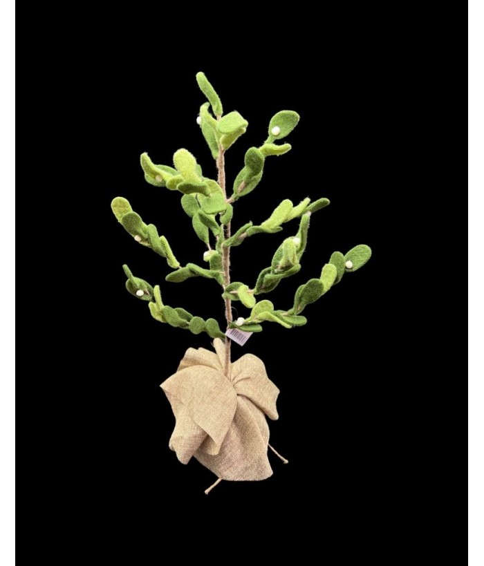 WOOL FELT MISTLETOE TREE  59CM