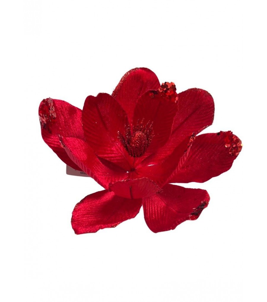 RED MAGNOLIA STEM 48CM