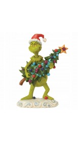 GRINCH BY JIM SHORE - GRINCH STEALING CHRISMAS TREE