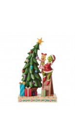 Grinch by Jim Shore - GRINCH & CINDY LOU DECORATING CHRISTMAS TREE