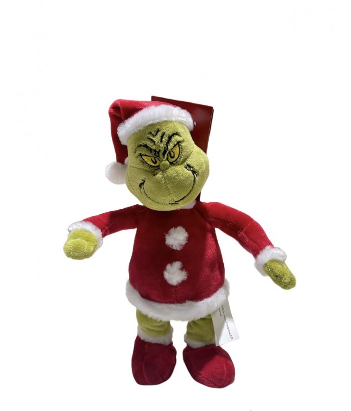 GRINCH - ANIMATED PLUSH WADDLER GRINCH IN SANTA SUIT 27CM HEIGHT