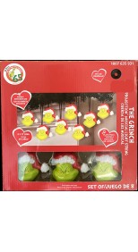 THE GRINCH PROJECTION - MUSICAL GRINCH STRING LIGHTS (set of 8)