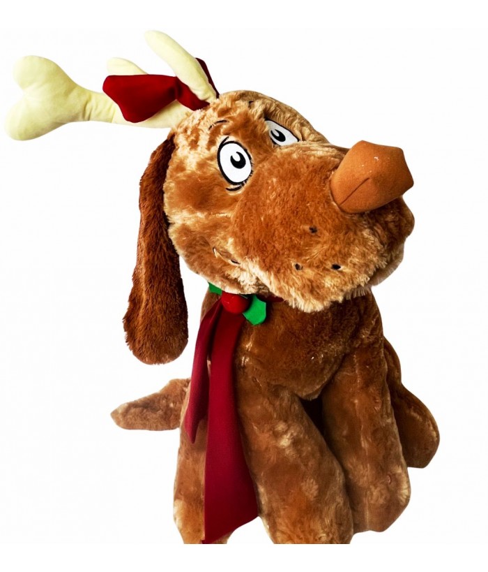 MAX DOG LIFE-SIZE ANIMATED CHARACTER - THE GRINCH BY DR SEUSS, 74CM TALL