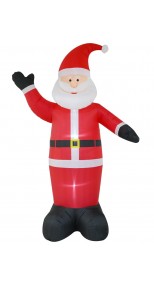 INFLATABLE  - SANTA AIRPOWER STANDING 3m TALL