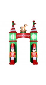 INFLATABLE TOY SHOP ARCH WITH LED, 3M