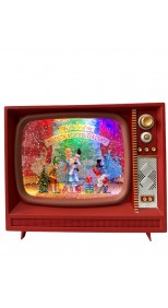 THE STORY OF NUTCRACKER BALLET MUSICAL TV WITH LED & CONTINUOUS SWIRLING GLITTER