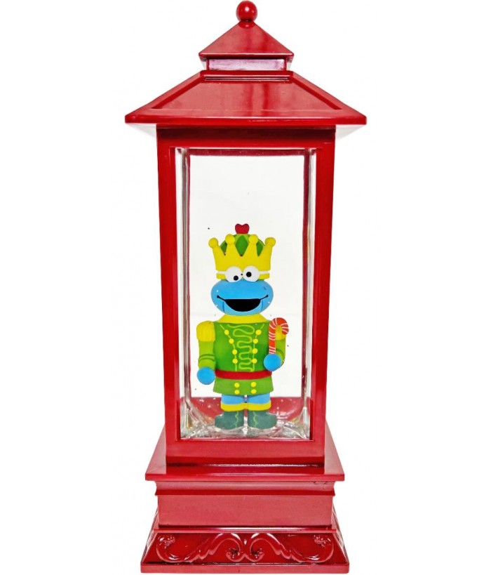 LANTERN -  SESAME STREET COOKIE NUTCRACKER CHRISTMAS LANTERN 