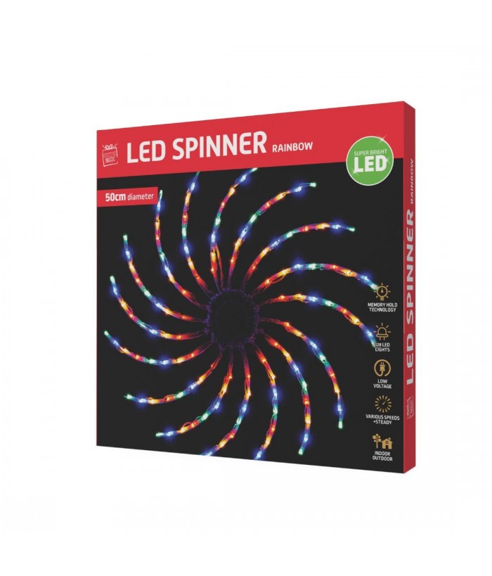 LED SPINNER RAINBOW LIGHT, 50cm