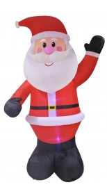 Inflatable Giant Santa with LED Lights 3mH
