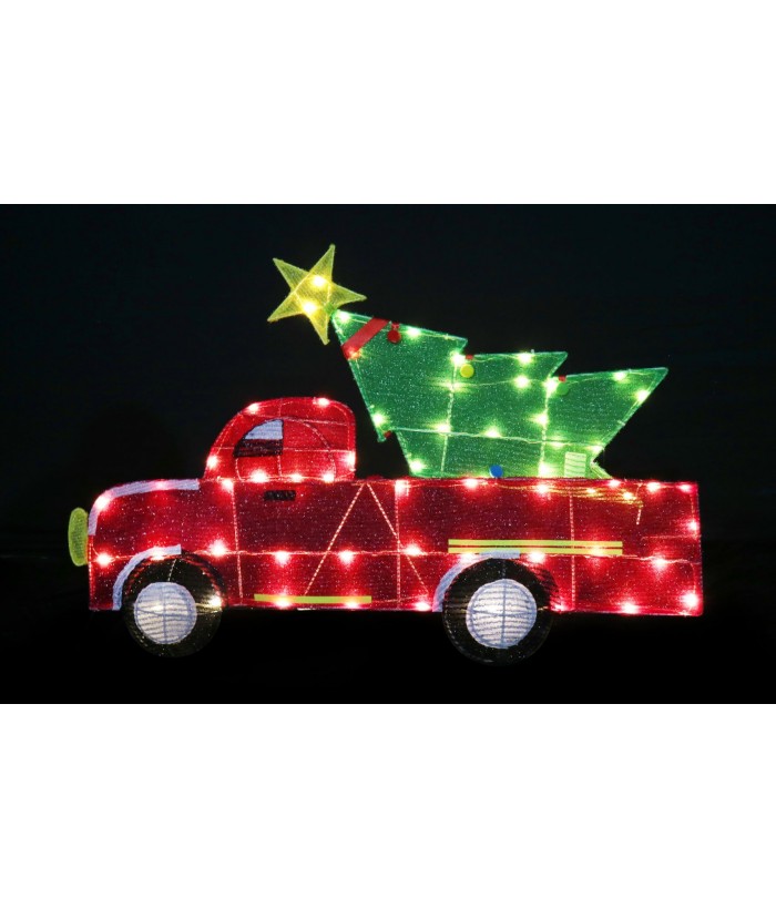 Festive Magic - Christmas Tree on a Ute with Lights