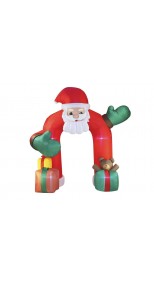 INFLATABLE SANTA ARCH WITH LED LIGHTS 240cmH
