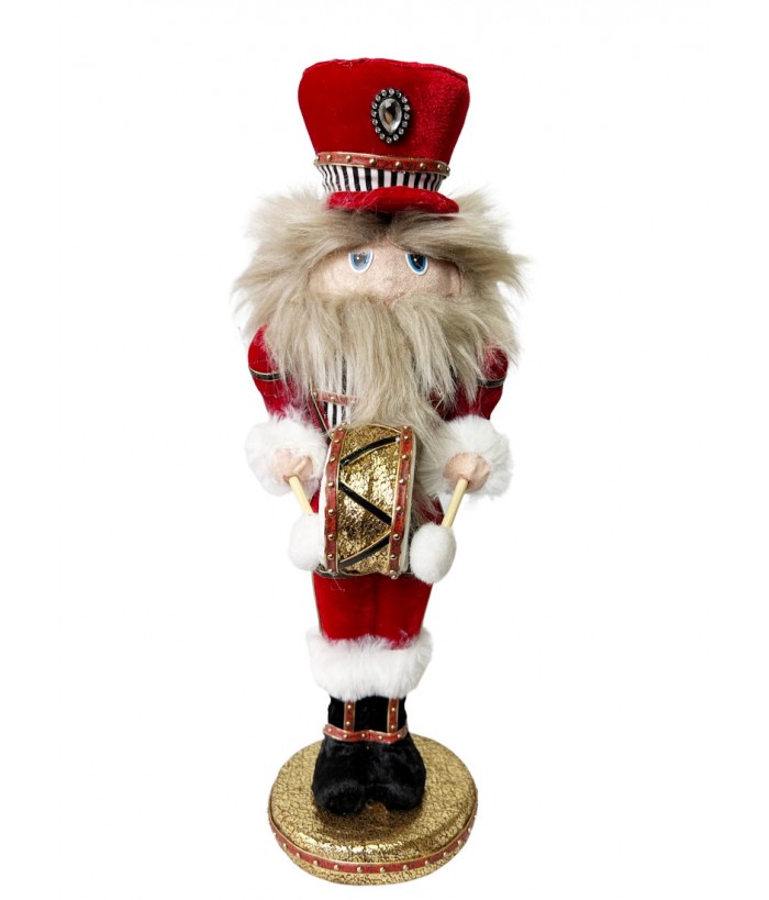 Deal Of The Day - NUTCRACKER DRUMMER RED, 30CM