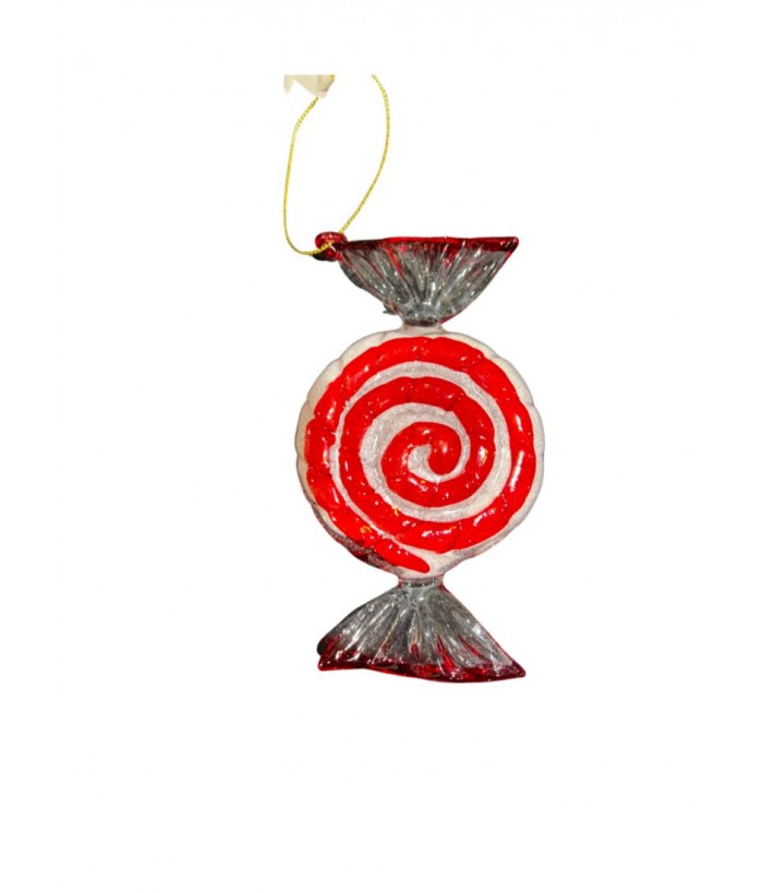 Red Swirl Lollipop Hanging 