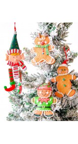 ASSORTED ORNAMENTS (PACK OF 4)