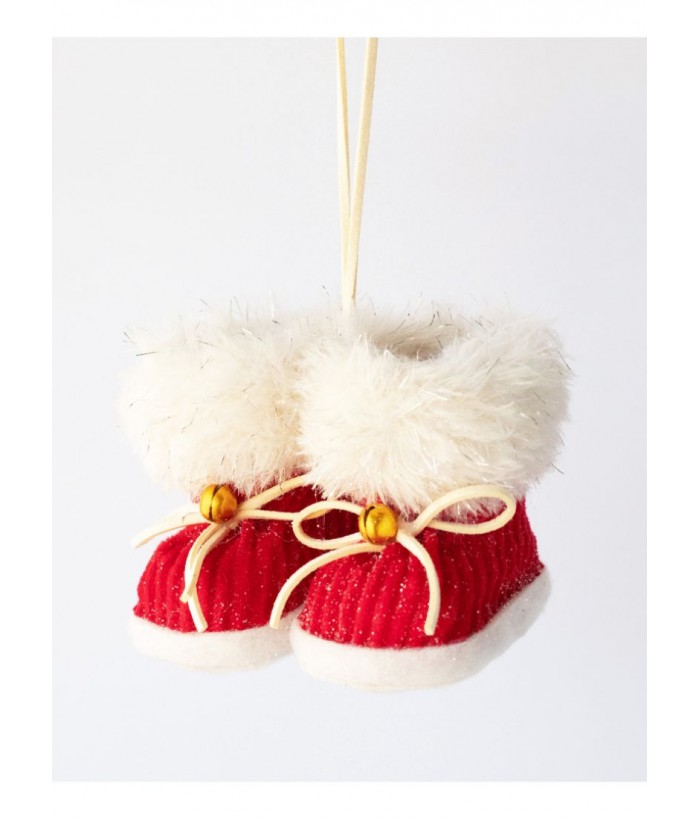 MINI MOCCASINS RED 7CM