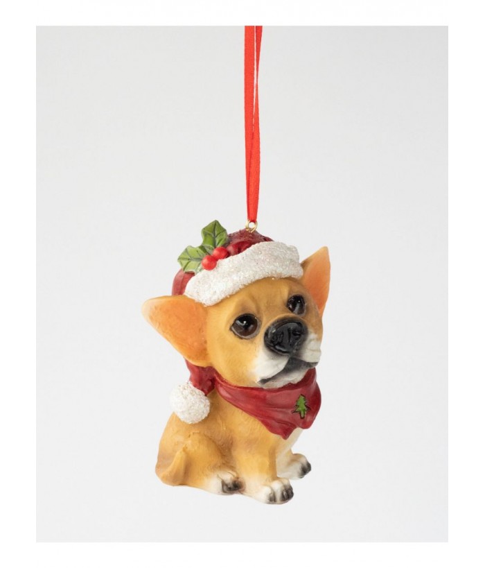 PUP ORNAMENTS 9.1CM