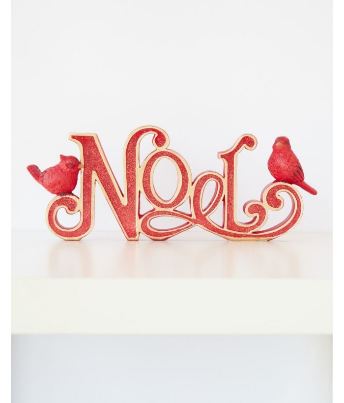 CHRISTMAS SIGNS - NOEL TABLE PIECE 35cm