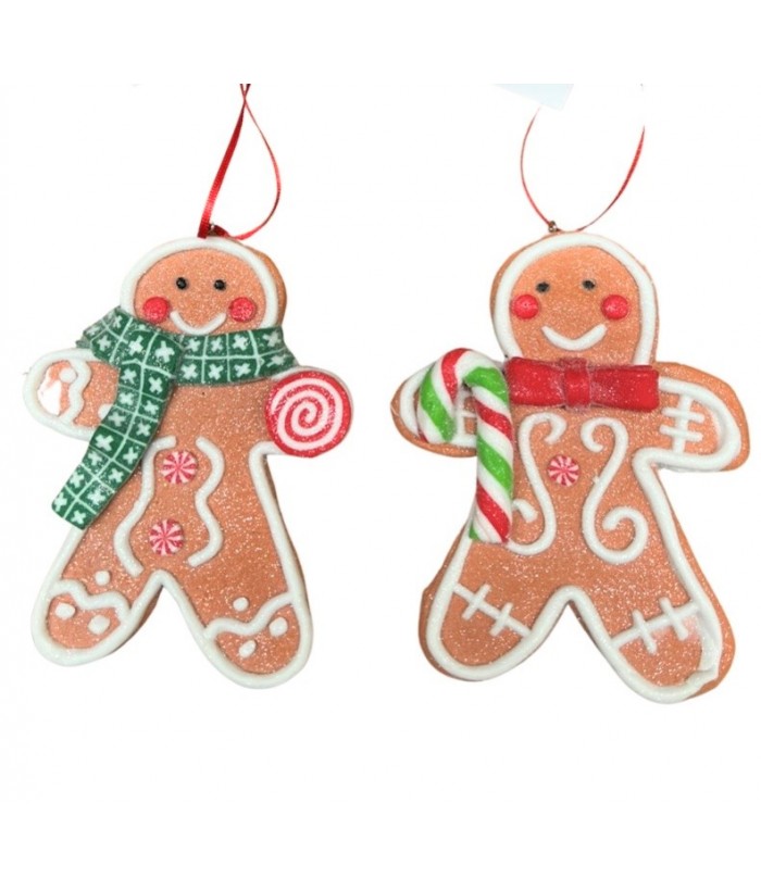 A PAIR OF GINGERBREAD ORNAMENTS  ASSORTED