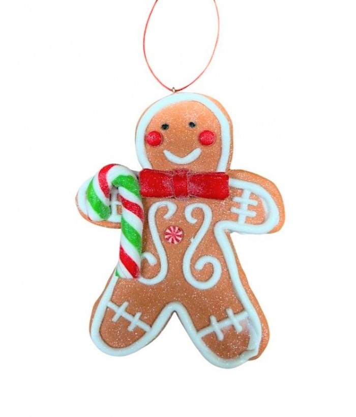 GINGERBREAD ORNAMENT WITH CANDY
