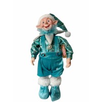 Deal of The Day - ANIMATED ELF WITH MUSIC BLUE, 40CM