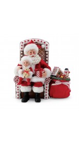 Possible Dreams BY D56 - SANTA ON GINGERBREAD CHAIR, 254cmH