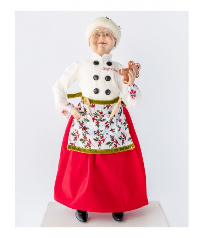 SANTAS PANTRY CHEF CLAUS 52.5CM