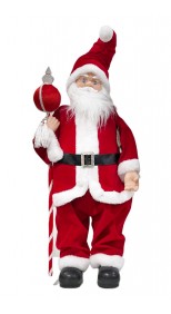 SANTA CLAUS STANDING 90CM TALL IN RED